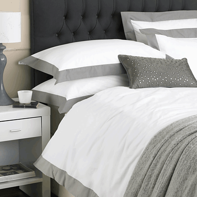 Jenny Mclean La Via Border Quilt Cover Set 100% Cotton Queen 400Tc - Midnight - Free Shipping - RRP: $179.95