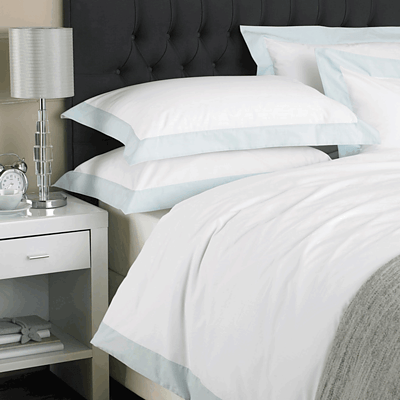 Jenny Mclean La Via Border Quilt Cover Set 100% Cotton Queen 400Tc - Sea-Foam - Free Shipping - RRP: $179.95