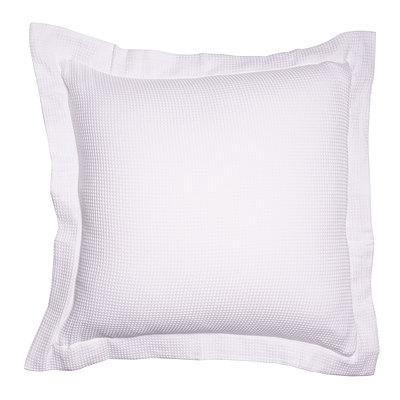 Paris waffle Cushion Cover 60x60cm - White - Free Shipping - RRP: $49.95