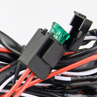 Dynamic Power Car LED Wiring Relay Kit 12V 40A 300W with Switch - Brand New with 12 Months Warranty