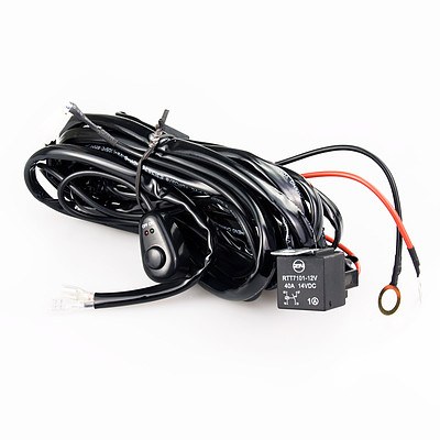 Dynamic Power Car LED Wiring Relay Kit 12V 40A 300W with Switch - Brand New with 12 Months Warranty