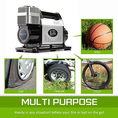 Dynamic Power 12V Air Compressor 210L/min - Silver - Brand New with 12 Months Warranty