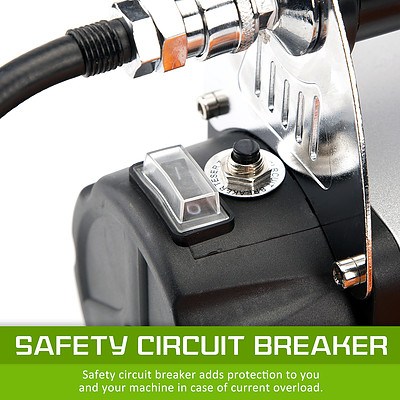 Dynamic Power 12V Air Compressor 210L/min - Silver - Brand New with 12 Months Warranty