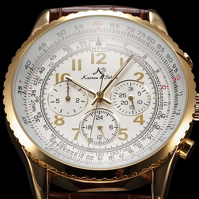 Kronen & Sohne Multifunction Automatic Mechanical Watch - RRP: $500 - Brand New
