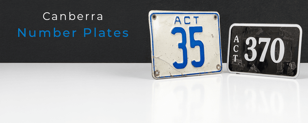 ACT Number Plates